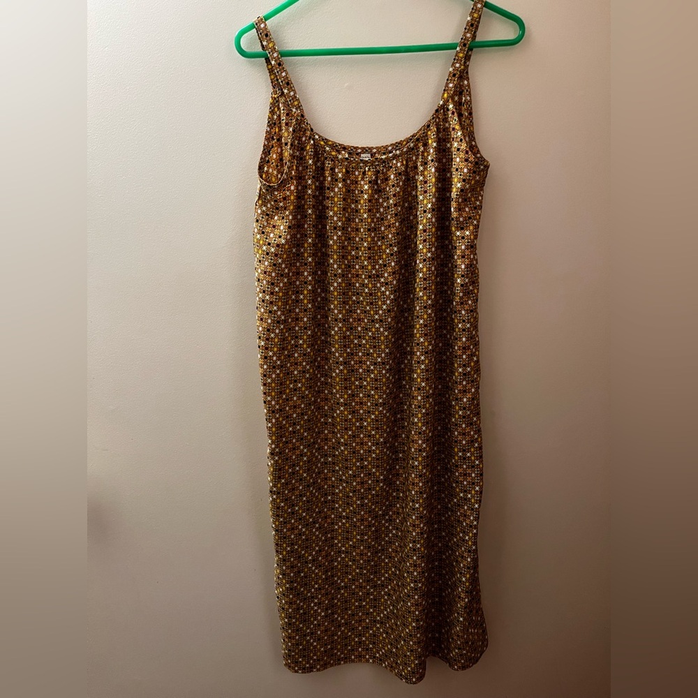 Women's Multicolor Patterned Slip Dress